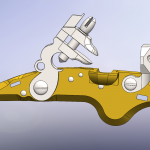 Pistolet à silex Werder, Zürich, XVIIe siècle, transformé à percussion au XIXe siècle