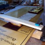 Tableaux en cours de restauration