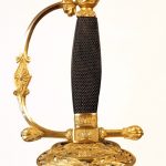 Détail de la poignée après restauration