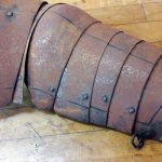 Gorgerin avec spalières avant restauration vue externe