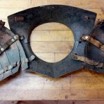 Gorgerin avec spalières avant restauration vue interne