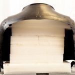 Gorgerin avec spalières après restauration vue externe