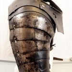 Gorgerin avec spalières après restauration vue externe