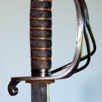 Détail de la poignée après restauration