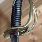 Le sabre après restauration