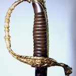 Détail de la poignée après restauration