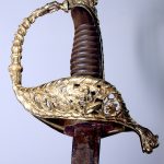 Détail de la poignée après restauration