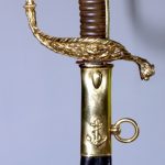 Détail de la poignée après restauration