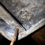 Vue d'une précédente restauration