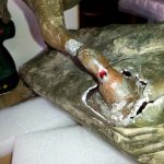 Insertion des tiges filetées