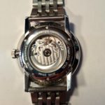 Mouvement ETA 2824, boîte acier, vis bleuies, cadran en nacre